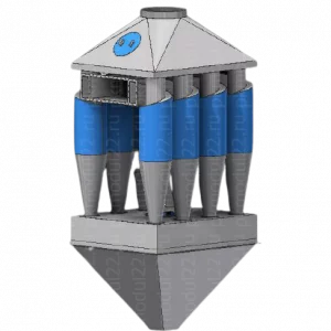 Циклоны для улавливания золы и сухой пыли