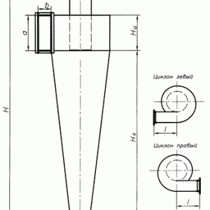 ЦИКЛОНЫ СДК-ЦН-33, СК-ЦН-34, СК-ЦН-34М схема