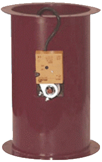 ЗАСЛОНКИ ВОЗДУШНЫЕ КРУГЛЫЕ С РУЧНЫМ УПРАВЛЕНИЕМ (А3Д 133, АЗД 136) И ЭЛЕКТРОПРИВОДОМ (А3Д 122, АЗД 134) СЕРИИ 5.904-13