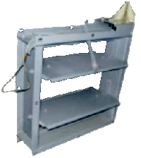 КЛАПАНЫ ОГНЕЗАДЕРЖИВАЮЩИЕ ВЗРЫВОЗАЩИЩЕННЫЕ (АЗЕ 094, АЗЕ 095, АЗЕ 096, АЗЕ 097) С ПРЕДЕЛОМ ОГНЕСТОЙКОСТИ 0,25 И 0,5 Ч (СЕРИЯ 5.904-54)