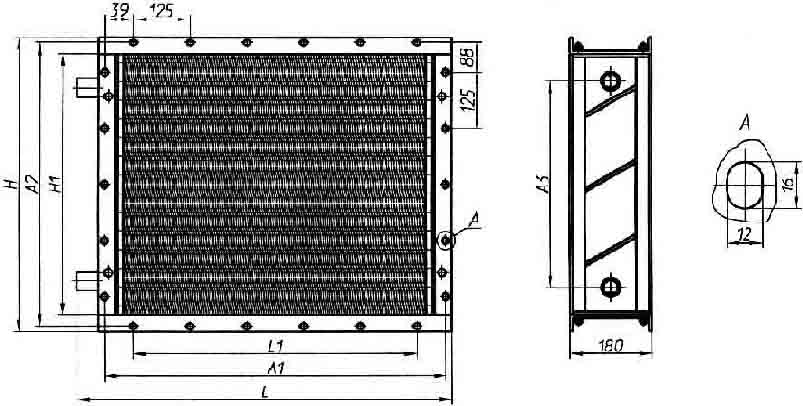 Габаритные и присоединительные размеры
