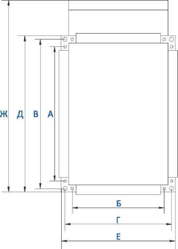 Потери давления обогревателей СЕН