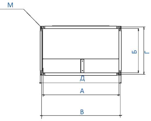 Габаритные и присоединительные размеры
